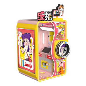 Hoàn toàn tự động kim loại thương mại ảnh gian hàng Máy bán hàng tự động đồng xu-hoạt động ngay lập tức in thiết kế mới cần cẩu loại 1 năm bảo hành - Product Image 1