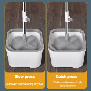 <span class=keywords><strong>Productos</strong></span> <span class=keywords><strong>de</strong></span> <span class=keywords><strong>limpieza</strong></span> para el hogar, cubo y escurridor cuadrado, mopa giratoria - Product Image 2