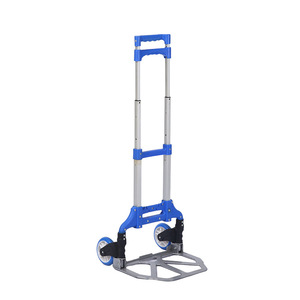 Barato mango extendido plegable Dolly Carro de mano plegable altura ligero Interior Exterior transporte móvil Dolly Carro de mano - Product Image 2