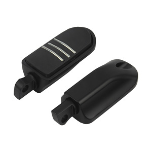 Pedales de Motocicleta Zuqing Negros de Aleación de Aluminio con Electrochapado para Harley X48 XL883 1200 Dyna Lu Wang Fatty Weilud - Product Image 5