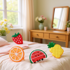 Pinza para el pelo Angelina Fruit Claw de 9 cm para mujeres y niñas, diseño colorido - Product Image 2