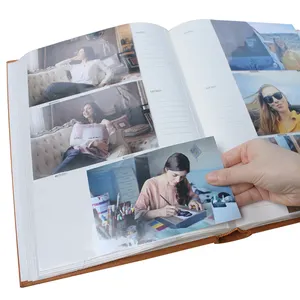 Commercio all'ingrosso creativo fai da te flanella libro Album fotografico Album fotografico di nozze di lusso inserto Album fotografico tascabile