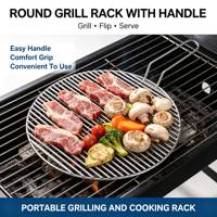 Grille en fil d'acier inoxydable sur mesure, ronde, pour le séchage, le refroidissement, la cuisson à la vapeur et le traitement des aliments