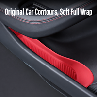 Accessoires de décoration intérieure de voiture, boîte de rangement en silicone pour fente de porte de voiture pour Porsche Panamera 2024 2025 2026