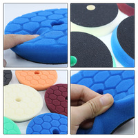 Plaque de support ronde en mousse durable pour tampon de polissage de voiture, 6 pouces, grain 100, abrasif grossier et fin, pour le detailing automobile - Personnalisable OEM