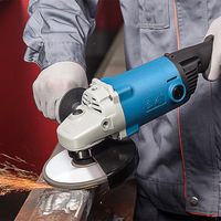 Meuleuse d'angle électrique à vitesse réglable de qualité industrielle avec moteur à balais, 220V, garantie 1 an