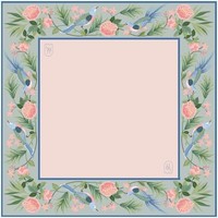 Tapis de Mahjong Floral Portable Pliable Anti-bruit Antidérapant Écologique Tapis de Jeu Personnalisable avec Logo