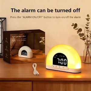 Mới phổ biến ánh sáng tự nhiên đồng hồ báo thức thông minh thông minh Mặt Trời Mọc mô phỏng sunris Đồng hồ báo thức thức dậy ánh sáng mặt trời mọc Đồng hồ báo thức - Product Image 6