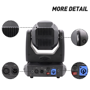 Sistema de Iluminación Big Dipper para DJ, Foco Móvil de Cabeza con LED de 100W y Gobo Giratorio, Ideal para Bares Nocturnos - Product Image 4