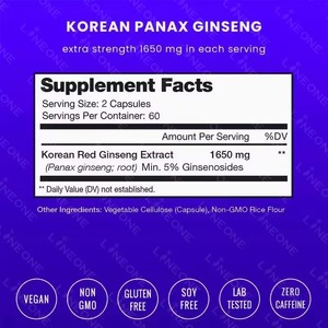 Kapsul <span class=keywords><strong>Ginseng</strong></span> Peningkat Energi Pria OEM ODM Label Pribadi - Product Image 3