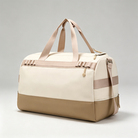 Sac de sport Oxford personnalisé avec logo, bicolore crème kaki, sangle Molle, bandoulière amovible, Flying Whale, vente en gros