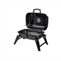 Barbecue portable pliable au charbon de bois pour le camping en plein air, la maison et les petites cours, modèle BQ151B, 4,9 kg