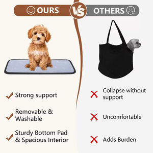 Sac de transport pour animaux de compagnie approuvé par les compagnies aériennes, souple et respirant, avec filet, pour voyages et activités de plein air - Product Image 6