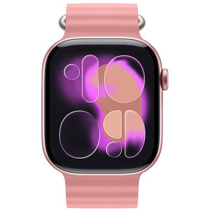 Montre connectée EDS HW W13 MINI rose en silicone, écran HD de 1,83 pouces, partage de réseau BT, musique locale, réponse vocale aux messages - Product Image 2