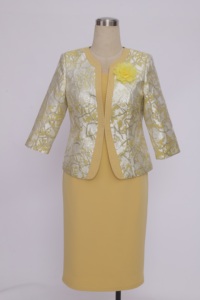 Squisita chiesa <span class=keywords><strong>elegante</strong></span> abito Flora due pezzi <span class=keywords><strong>tuta</strong></span> da chiesa per le donne taglie forti - Product Image 5