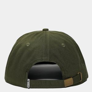 Gorra de Béisbol de 5 Paneles con Logotipo Personalizado OEM, Gorra de Algodón sin Estructura con Bordado, Visera Plana Verde Oliva con Cuerda y Hebilla de Metal - Product Image 6
