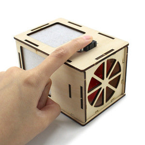 Kit de Ciencia DIY Purificador de Aire: Juguete Educativo de Madera para Ensamblaje Manual para Niños de 7-9 Años - Aprendizaje STEAM - Product Image 3