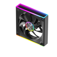 Ventilateur de refroidissement pour boîtier d'ordinateur Gamer-X CD, extérieur, 12 cm, silencieux, roulement fluide, ARGB, 4 broches PWM, 64,8 CFM, 50 000 heures, pour jeux