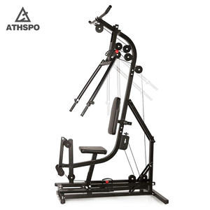 Prix avantageux pour un équipement multifonctionnel combinant presse à banc, exercices complets du corps, <span class=keywords><strong>poulie</strong></span> et <span class=keywords><strong>extension</strong></span> des jambes. - Product Image 2