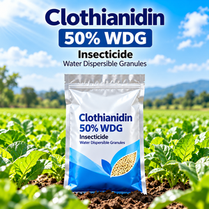 ผู้จัดจำหน่ายยาฆ่าแมลง Clothianidin 50% WDG สำหรับผู้นำเข้าสารเคมีเกษตร ขายส่งจากโรงงาน สำหรับควบคุม<span class=keywords><strong>เพลี้ย</strong></span>จอมเต่า ไทรป์ส และไนมาโตด - Product Image 4