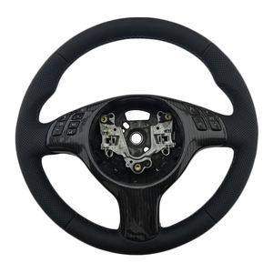 Volante Deportivo de Cuero Perforado para BMW E46, Producto Popular - Product Image 1