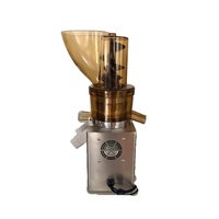 Juicer Masticating 750W untuk Pabrik, Juicer Cold Press Lambat dengan Lubang Masukan Ekstra Lebar