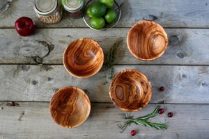 Most Selling Wooden Salad Bowl Natural Wood Kitchenware for Dining <b>Table</b> and Catering Available At Wholesale Price - Product Image 3
