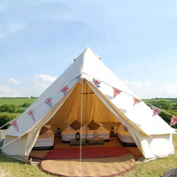 JH yourt Glamping – tente dôme de luxe à vendre, 3M 5M 6M, tente Glamping en toile