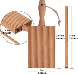 Tabla <span class=keywords><strong>para</strong></span> Hacer Gnocchi Artesanal, Ecológica y Auténtica, de Madera de Haya Natural, Apta <span class=keywords><strong>para</strong></span> <span class=keywords><strong>Lavavajillas</strong></span>, <span class=keywords><strong>para</strong></span> un Uso Fácil - Product Image 4