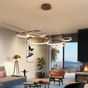 Zeal Lighting restaurante francés leche blanco E27 cristal estriado colgante luz champán Edison bombilla araña - Product Image 5