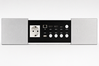 Conmutador HDMI 4K60hz 3x2 con Conmutación Automática, Conmutador de Presentación HDMI HDbaseT 3x2, Incluye Receptor de 70m 4K60hz