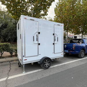 Toilettes mobiles de luxe personnalisées, sanitaires préfabriqués extérieurs, structure légère pour caravane, à vendre pour usage commercial - Product Image 1
