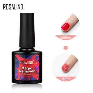 Rosalind oem custom logo nail art uv led varnish lacquer remover tools nail polish removing gel private label magic gel remover