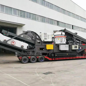 Concasseur à cône mobile sur chenilles 300 T/h pour pierre, roche, basalte, construction et exploitation minière - Product Image 2