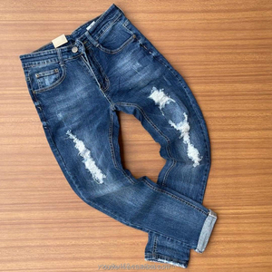 Nuovi <span class=keywords><strong>Jeans</strong></span> da <span class=keywords><strong>Uomo</strong></span> Stile Retrò, Gamba Dritta, Multi Tasche, Elastici, Comodi, Streetwear Personalizzato, Stile Strappato - Product Image 3