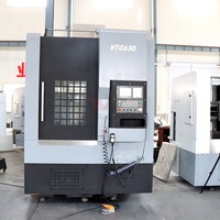 Tour CNC vertical de haute précision WOJIE certifié ISO VTC630 avec changeur de palettes