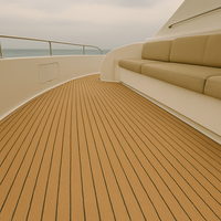 Plancher en caoutchouc de pont de bateau sûr Tapis marin bleu Plancher de pont de bateau Plancher de bateau en mousse