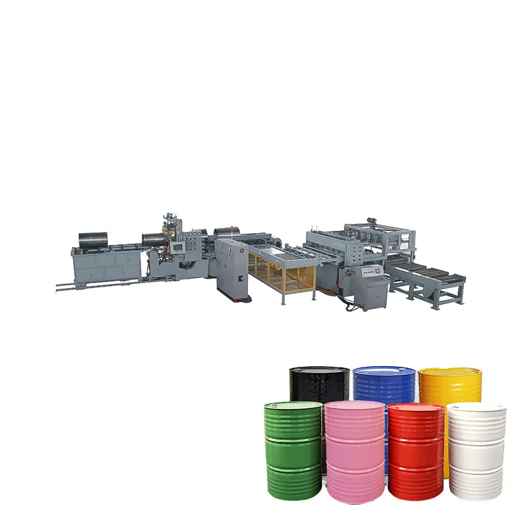 Efficient and Reliable Automatic Oil Barrel Production Line Welding Production Line Steel Drum Stainless Steel Welding Machine