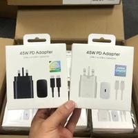 Chargeur mural USB C HYTO Original PD 45W super rapide avec câble Type-C 5A pour Samsung 45W
