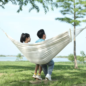 Wholesale Camping Hammock Thickened Fabric Canvas Single Hammocks Travel Swing Chair Hanging <b>Bed</b> Double <b>Outdoor</b> with Bag - Product Image 4
