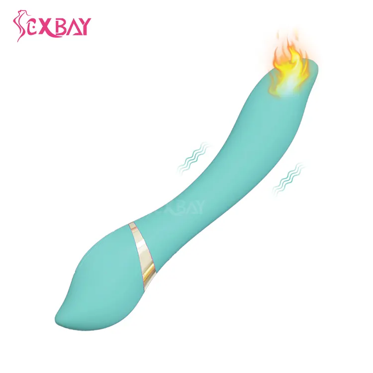 Sexbay 2024 New female heated masturbation female sex toy clitoral stimulation stick massager Vaginal G-spot vibrator