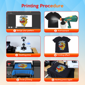 Colorsun Cheapest Easy to Use Y.K.W.W.M.C Printer Printer T-shirt <b>Printing</b> <b>Machine</b> with V11 Software Free - Product Image 5