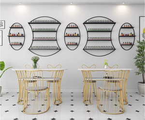 Meuble élégant et simple pour salon de manucure, présentoir métallique pour vernis à ongles, support de présentation pour vernis à ongles, en promotion - Product Image 4