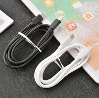 Câble USB type-c 3A 60W pour recharge rapide et données, cordon de chargeur usb-c vers usb-c pour téléphone portable, économique