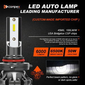 Conpex หลอดไฟหน้ารถยนต์ LED 2600lm 26W IP68 H8ให้แสงสว่างมาก50W K5 C6 CSP - Product Image 4
