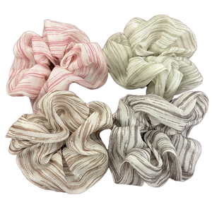 Nouveau Bandeau en Tissu Rayé et Maille pour Filles/Femmes – Accessoire Cheveux Mignon - Product Image 1