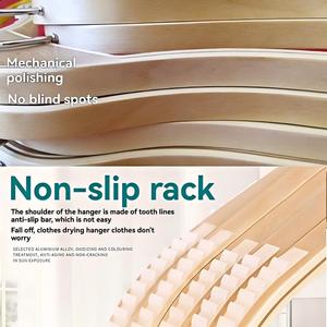 Gantungan Baju Kayu Solid Minimalis Modern Grosir Khusus Toko Pakaian Anti Gores Anti Selip dan Anti Benturan Bahu - Product Image 3