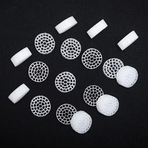 Hoog-efficiënte HDPE MBBR biofilmdragermedia, plastic ronde bevestigingen voor de behandeling van huishoudelijk en industrieel afvalwater - Product Image 5