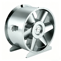 Ventilateur axial résistant aux hautes températures pour l'évacuation des fumées d'incendie dans les systèmes CVC des bâtiments