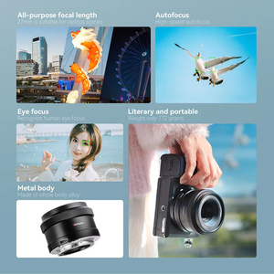 7 حرفيين AF 27 F2.8 عدسة رئيسية بزاوية ثابتة بتركيز واسع 46 فلتر قالب خاص لواجهة الزجاج - Product Image 3